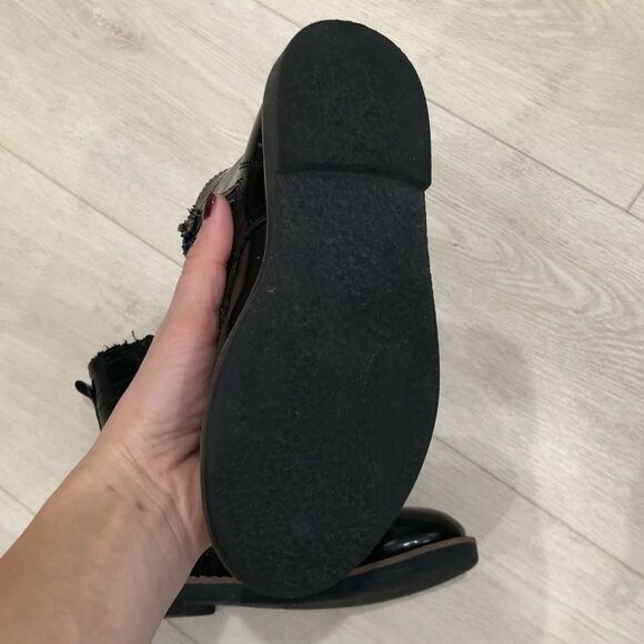 Black patent leather ankle boots - Picture 6 of 15